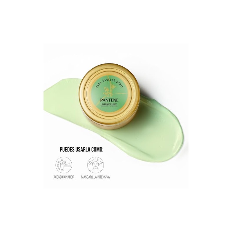 Pantene Pro-V Miracles Bambú Nutre Crece Mascarilla Intensiva 300 ml