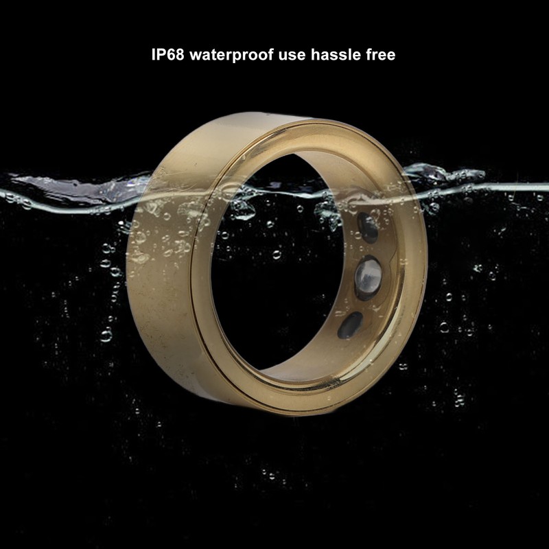 Smart Ring Sleep Fitness Tracker Pedometer Waterproof Exquisite Vibration Alert