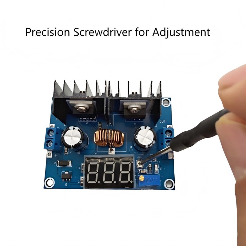 XL4016 DC-DC Buck Converter, 5V/12V/15V/24V Adjustable, 4-38V to 1.25-36V 8A