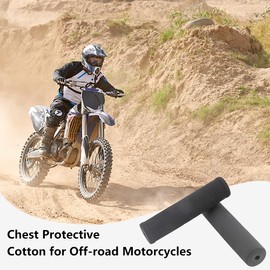 TWZKXC 2Pcs Crossbar Handlebar Pad, Handlebar Protector Round Foam Motorcycle Pad Dirt Bike Handlebar Protector for ATV Motocross Bike, Bar High-Density Foam Pad for Motorcycle, Black(7.87" and 9.84")