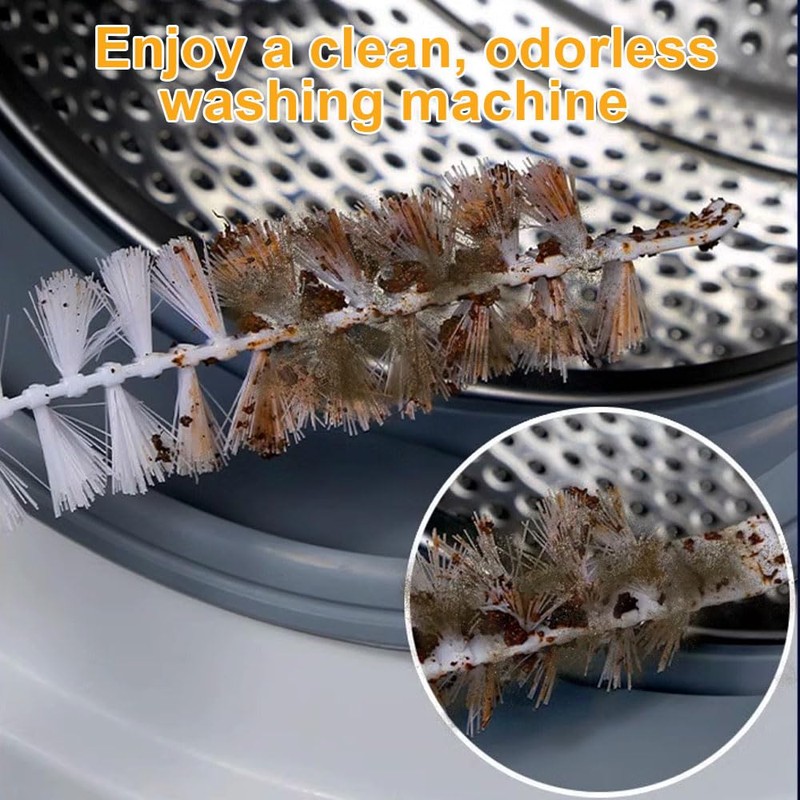 Plowatxi Washing Machine Cleaner Brush, Household Nylon Brushes for Cleaning