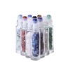 Glass Roller Bottle With Gemstone Balls, 10ml Essential Oil Roll