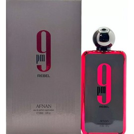 Afnan 9 PM Rebel Eau De Parfum Spray For Men 3.4 Oz / 100 ml Brand New!!!