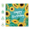 Sunflower Birthday Card – Vibrant Flowers – Cheerful Greeting for