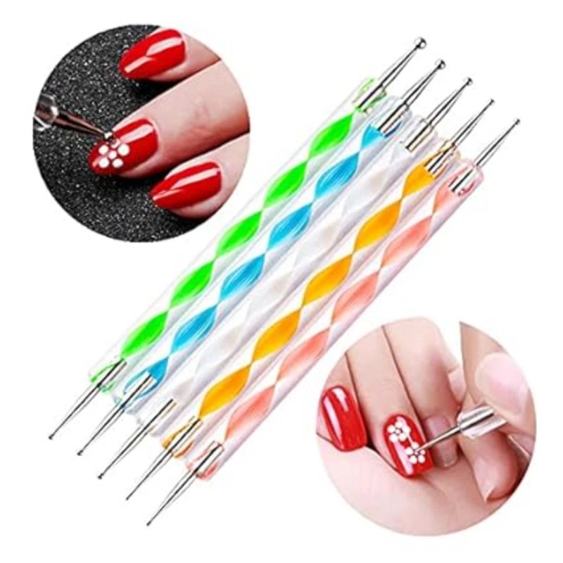 N/A 20PCS Nail Art Gel Pen Brush & Dotting Set