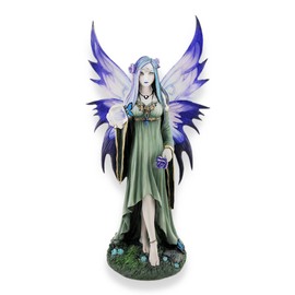 Veronese Design Anne Stokes `Mystic Aura` Fantasy Fairy Statue
