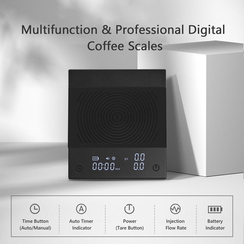 TIMEMORE Coffee Scale, Espresso Scale, Weigh Digital Scale with Timer