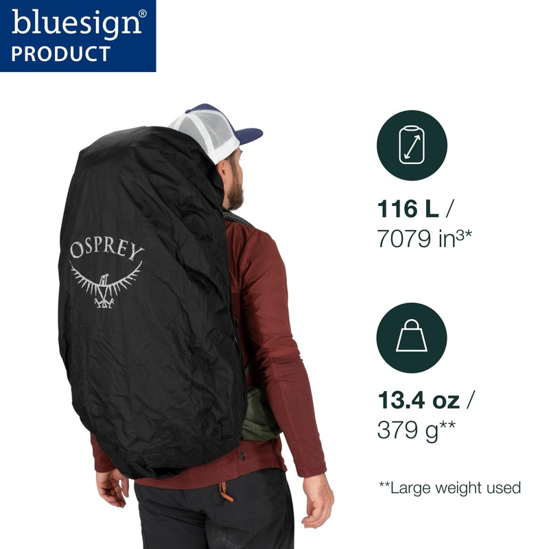 Osprey AirCover Large Unisex Accessories - Travel Black O/S
