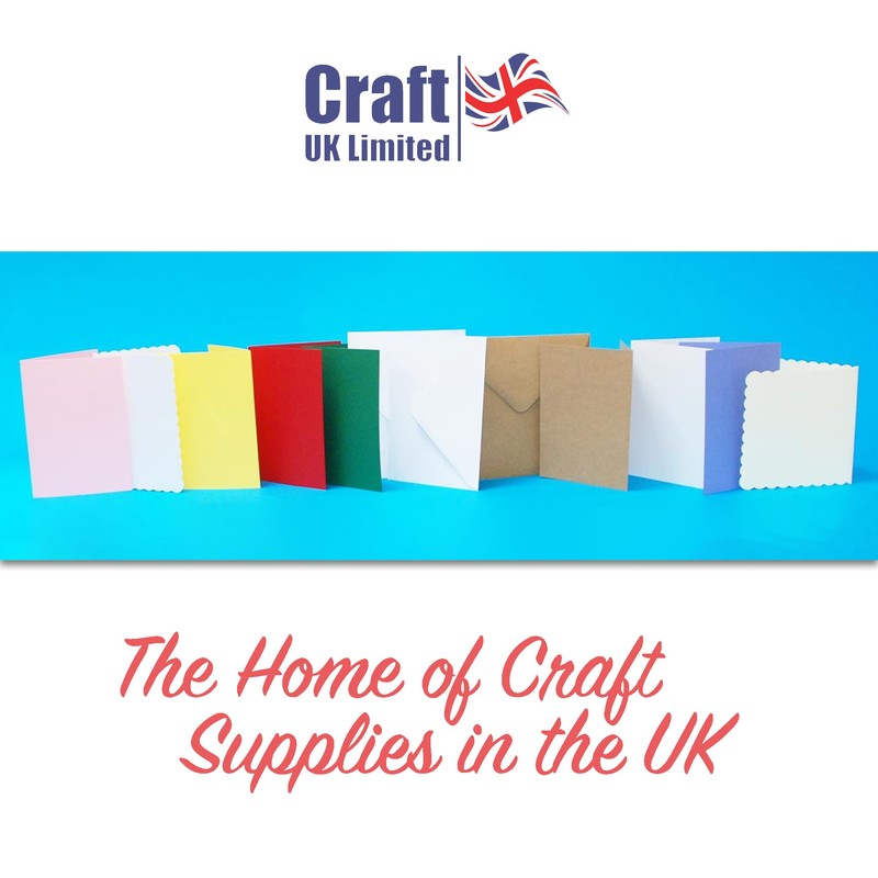 Craft UK, 150 70x110cm Envelopes for Card Making, Invitations, and