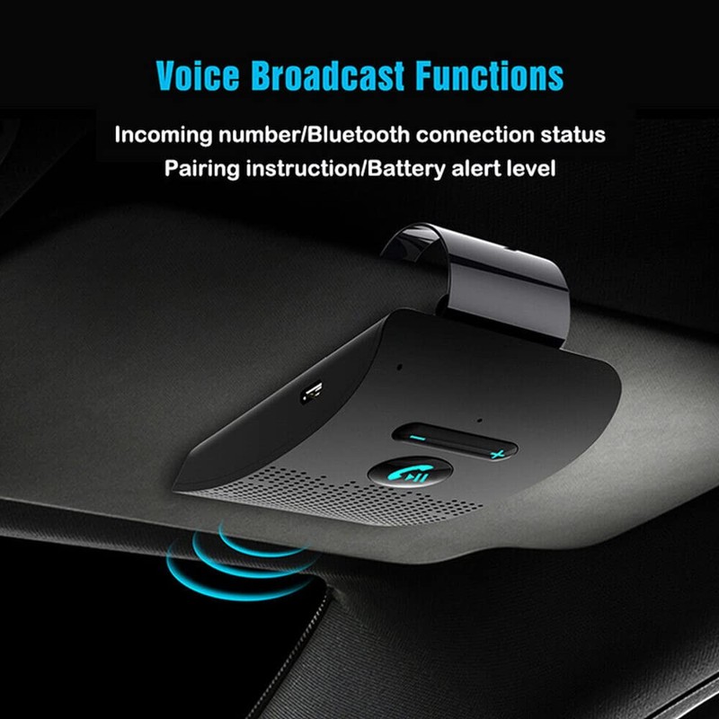 Wireless Car Bluetooth Speaker, Handsfree Car Bluetooth Speakerphone, Car Speaker