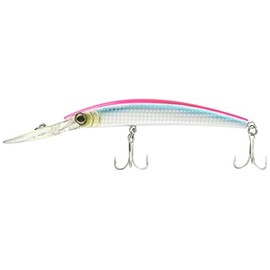 Yo-Zuri Crystal Minnow Deep Diver Lure, Holographic Pink, 3-1/2-Inch