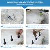 KOSIEJINN Stone Splitter Wedge Stone Opener Stone Breaking Tool Wood