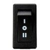 HQRP 3-Pin 3-Way Push Button Switch Compatible with INTEX 70110
