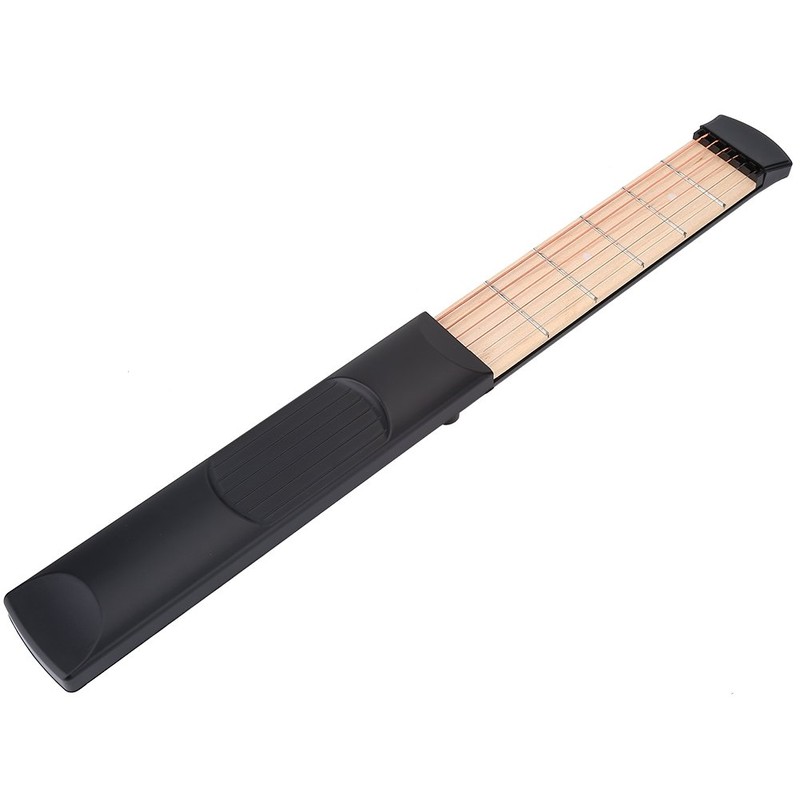 Vbest life Pocket Guitar Practice Neck Left Hand Portable Guitar