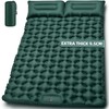 Double Camping Sleeping Pad, 4" Extra Thick 2 Person Inflatable