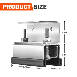 Gedlex Roof Rack Mount Kit, Roof Rack mounting Brackets, 304 Stainless Steel Van Roof Rack for ProMaster, Boxer, Jumper, Ducato 6 Piece