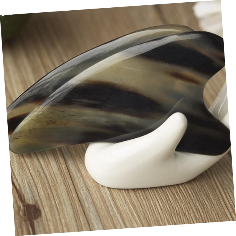 Baluue 1pc Scraping Massage Tool Buffalo Horn Gua Board for