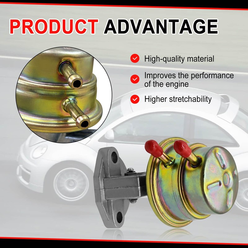 SYudwen Fuel Pump Replace# 113127025G Compatible with VW 1973-1974 Beetle