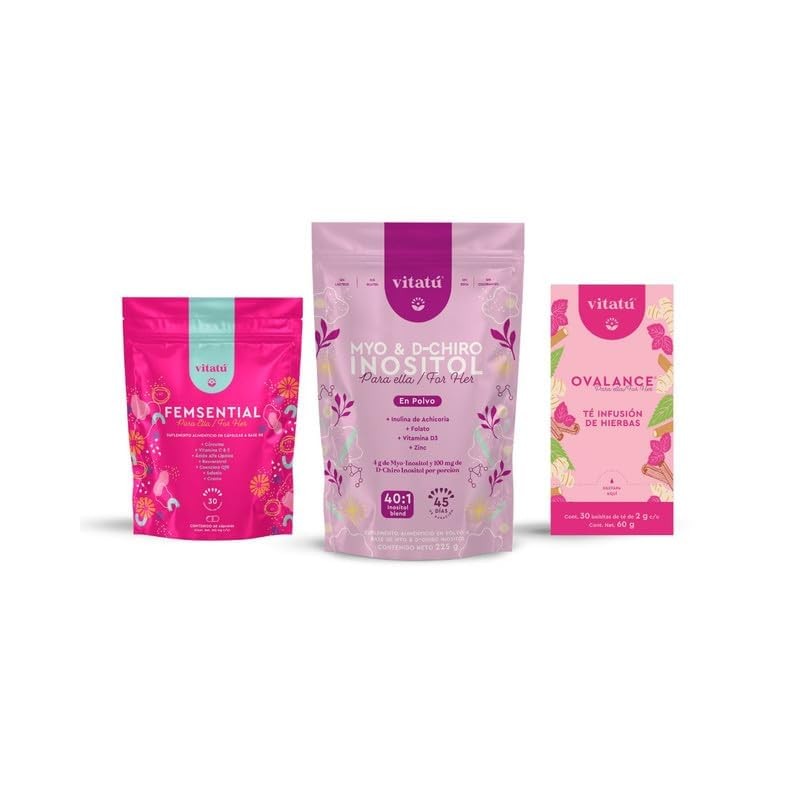 Vitatú Vitalicious Nutrition Kit Ella Plus Inositol Femsential Ovalance