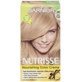 Garnier Nutrisse - Color nutritivo Cr?me, rubio natural claro [90] 1 ea (paquete de 2)