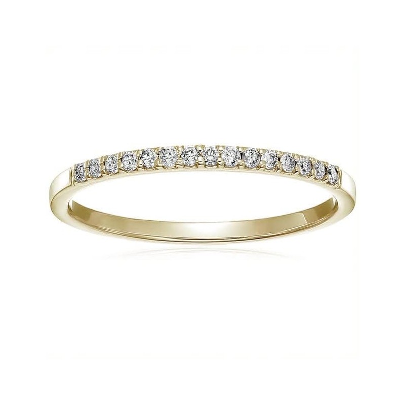 Vir Jewels 1/8 cttw Petite Round Diamond Wedding Band for