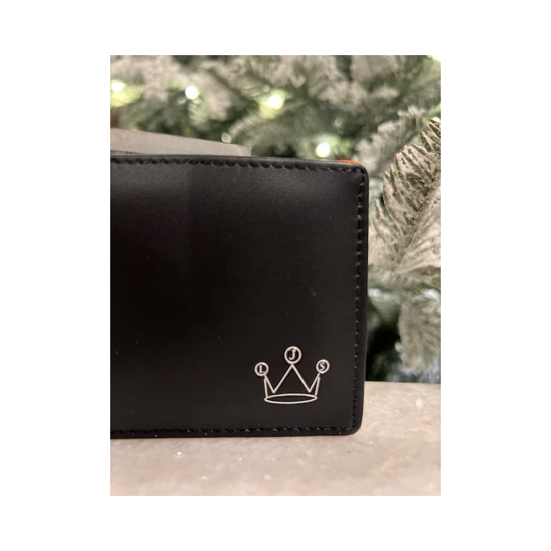 JLSW Men's Wallet with RFID Protection (Black-Black)