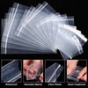 Naler 500 x Ziplock Bags in 5 Sizes Transparent Zip