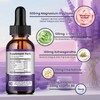 Magnesium Glycinate Liquid Drops 500mg, with Vitamin B6, Ashwagandha, L