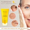 Turmeric Overnight Wrapping Mask, Turmeric and Collagen Peel-Off Facial Mask,