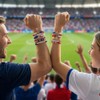 12pcs USA Soccer Charm Bracelet Set for Football Fans