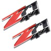 Aimoll 2pcs Z71 4x4 Emblems Badges, 3D ABS Decal Emblems