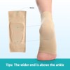 Achilles Tendonitis Support Heel Protector - Compression Padded Sleeve Socks