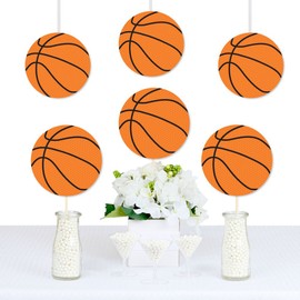 Nothin 'But Net – Juego de 20 decoraciones de baloncesto para baby shower o fiesta de cumpleaños
