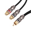 Devinal RCA Splitter, RCA 1 Male to 2 Female Cable
