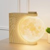 RETEYUNG Rotatable Moonlight Alarm Clock, Sunrise Alarm Clocks, Night Lamp