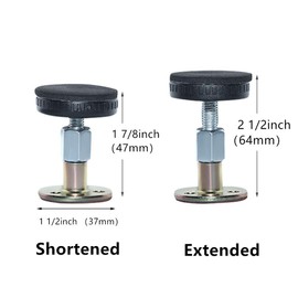 headboard pad,Bed Frame Anti-Shake Tool, Headboards Stoppers Prevent loosening Anti Shake Fixer,Bedside Prevention Shockproof Tool,Bedside Antishake Telescopic Support Stabilizer (4pack, 1.85-2.51")