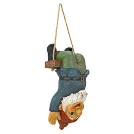 Design Toscano Alfie the Acrobat: Swinging Gnome Statue