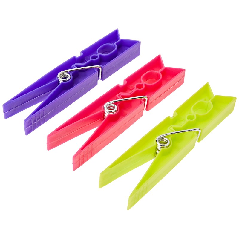 Metaltex 24 Plastic Clothes Pegs 405115(95)