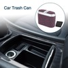 TUCKBOLD Car Trash Can Portable Car Door Trash Bin Pink