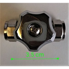 Primaflow CxC 15mm Chrome Shower Isolation Valve