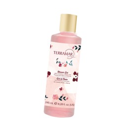 Terramar Shower Gel with Cinnamon, Rose & Peppermint Extracts - Hydrating & Invigorating Body Wash, Gentle Cleansing, Aromatic Experience for Daily Use