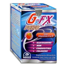 G-fx Glucosamina reparador Articulaciones Sabor Frambuesa con vitaminas a y d colageno
