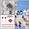 HUAZIZ Pack of 400 Map Nail Push Pins, Round Head