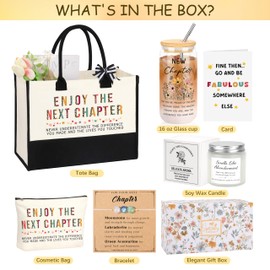 Farewell Gifts For Coworkers, Goodbye Gifts for Coworkers Leaving Going Away Retirement New Job Divorce Basket for Women Coworker