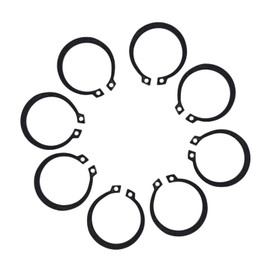 QANYEGN 300Pcs E Clip Snap Circlip Kit, Retaining Rings Assortment Set, Retaining Rings Pliers for Home Repair.