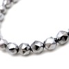 Terahertz Mineral Bracelet 6mm Star Cut Mens Womens Power Stone