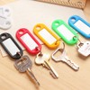 Key Tags 100 Pieces Keyring Tags Key Labels Plastic Key