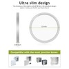hepside 1PACK Flush Mount LED Ceiling Light Fixture Brushed Nickel,