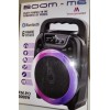 Maxpower BOOM M6 6" Portable Karaoke speaker with LED lights