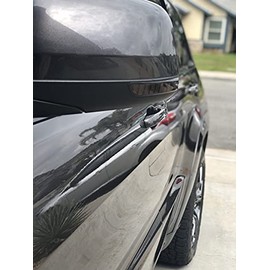 Luxe Auto Concepts Side Mirror Light Tint Kit for 2011-18 Jeep Grand Cherokee - Dark Smoke Gloss | Exact Cut Vinyl Overlays | Tinted Dry Application LightWrap Film with Air Release Technology